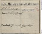 Etiketten zu Fluorit (NHMW-MIN-Am171)